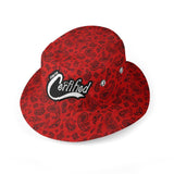 Red Bandana Bucket Hat - Paypay Mobbties