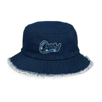 Distressed Denim Bucket Hat - Paypay Mobbties