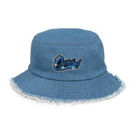 Distressed Denim Bucket Hat - Paypay Mobbties