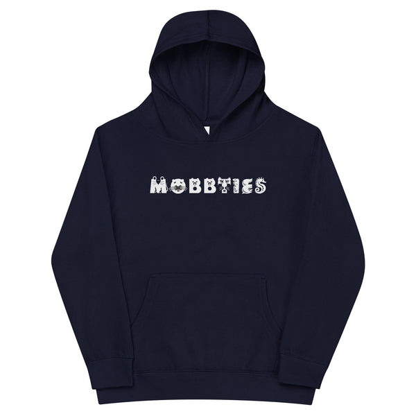 Kids Animal-Lettered Fleece Hoodie - Paypay Mobbties