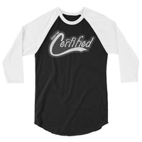 Certified 3/4 sleeve raglan shirt - Paypay Mobbties
